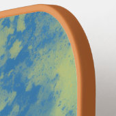 ペイント クラウド 緑 コーラル ブルー ピックルボール パドル (左詳細)