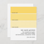 ペイント スワッチ 移動のお知らせ 案内状 (正面/裏面)