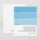 ペイント スワッチ 移動のお知らせ 案内状 (正面/裏面)