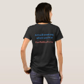 ペイント・ミー・ア・ロード 女性用Tシャツ Tシャツ (裏面フル)