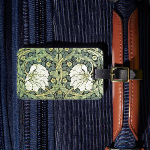 ペインネルホワイトポピースウィリアム・モリス ラゲッジタグ