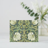 ペインネルポピースフローラルパターンウィリアム・モリス ポストカード (スタンド正面)