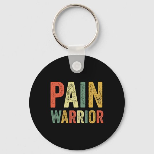 ペイン・ウォリアーCRPS認識度月慢性疾患 キーホルダー (正面)