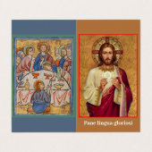 ペインLingua Gloriosi名刺 名刺 (外部フラット)