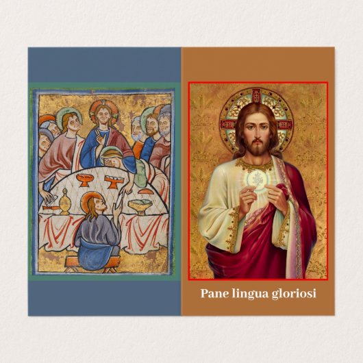 ペインLingua Gloriosi名刺 名刺 (外部フラット)