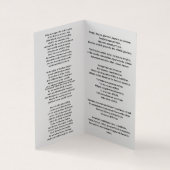 ペインLingua Gloriosi名刺 名刺 (内部)