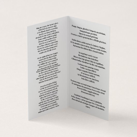 ペインLingua Gloriosi名刺 名刺 (内部)