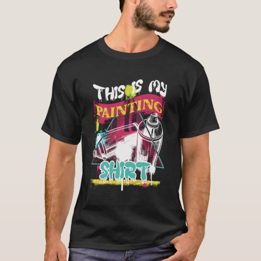 ペイ絵を描トパレットこれは私の絵を描作品 Tシャツ (正面)