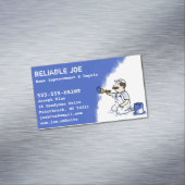 ペイ絵を描トブルー絵を描 |便利屋 マグネット名刺 (インサイチュ)