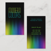 ペイ絵画ンタ、ズ、アート、建築、色 名刺 (正面/裏面)