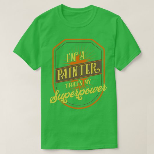 ペイ絵画ント Tシャツ (デザイン正面)