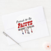 ペイ誇りを持ったチュウウィンドウデカールまたはシール ラウンドシール (封筒)