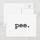 ペイ ポストカード (正面/裏面)