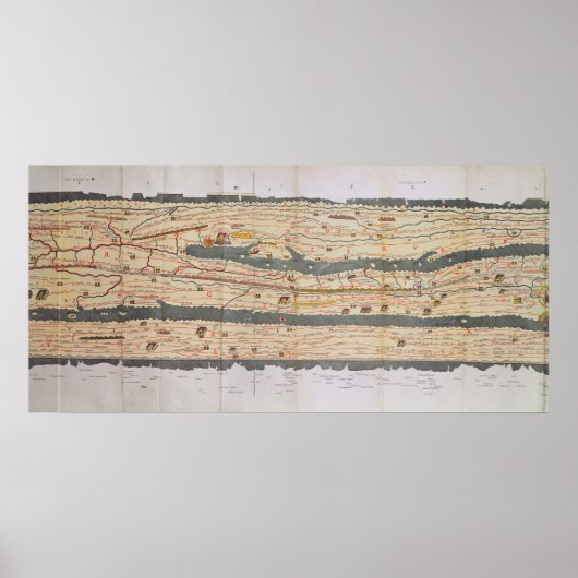 ペウティンガーテーブルの詳細 ポスター (正面)