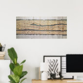 ペウティンガーテーブルの詳細 ポスター (ホームオフィス)