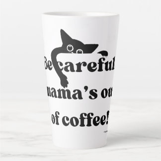 ペエカおもしろいブー黒猫ラテマグカップ – かわいいコーヒー カフェラテマグ