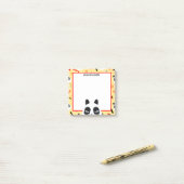 ペエカブーイエローパンダベア ポストイット (デスク上)