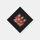 ペエカブーコージーオータム スタンダードカクテルナプキン (角)