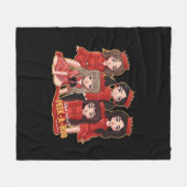 ペエカブーコージーオータム フリースブランケット (正面(横))