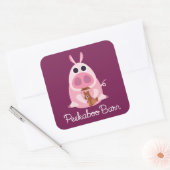 ペエカブーバーンイースター |豚のリーリー スクエアシール (封筒)
