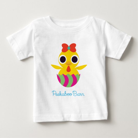 ペエカブーバーンイースター | Bayla the Chick 2 ベビーTシャツ (正面)