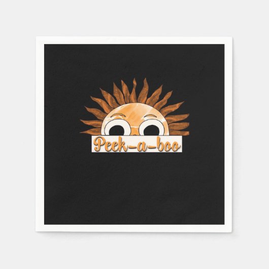 ペエカボサンシャイン スタンダードカクテルナプキン (正面)