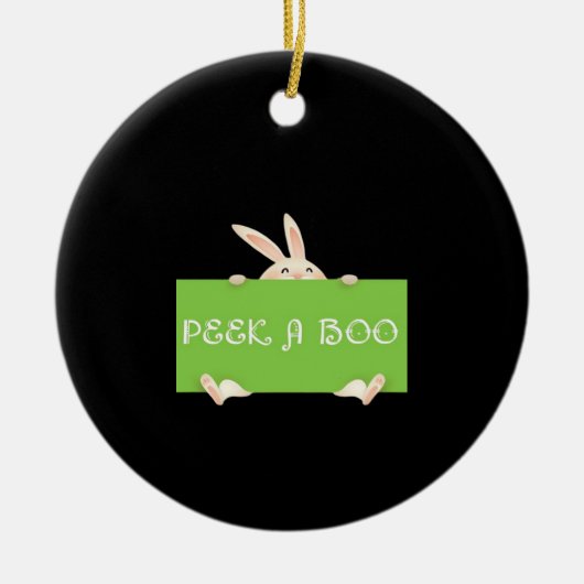 ペエカボバニー セラミックオーナメント (正面)