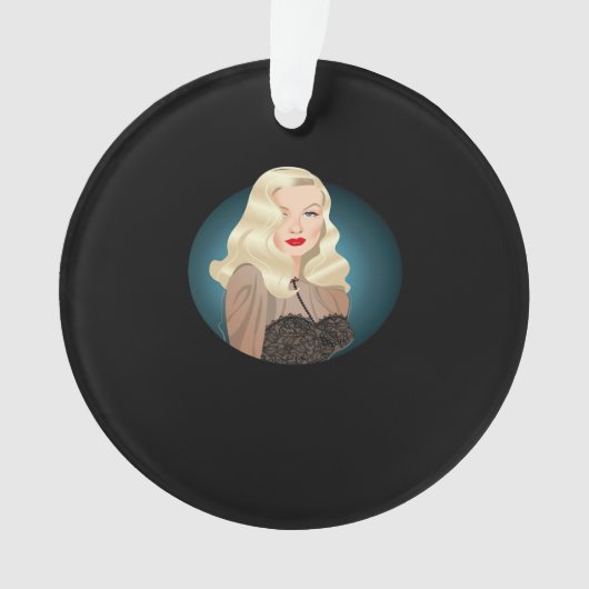 ペエカボー不気味引用文 オーナメント (正面)