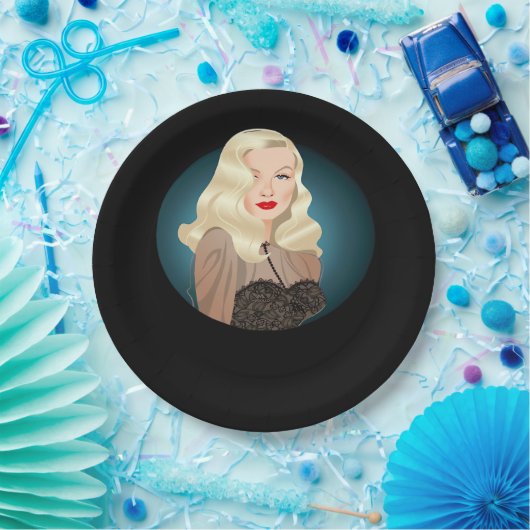 ペエカボー不気味引用文 ペーパープレート (パーティー)