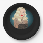 ペエカボー不気味引用文 ペーパープレート (正面)