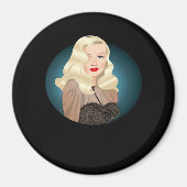 ペエカボー不気味引用文 マグネット (正面)