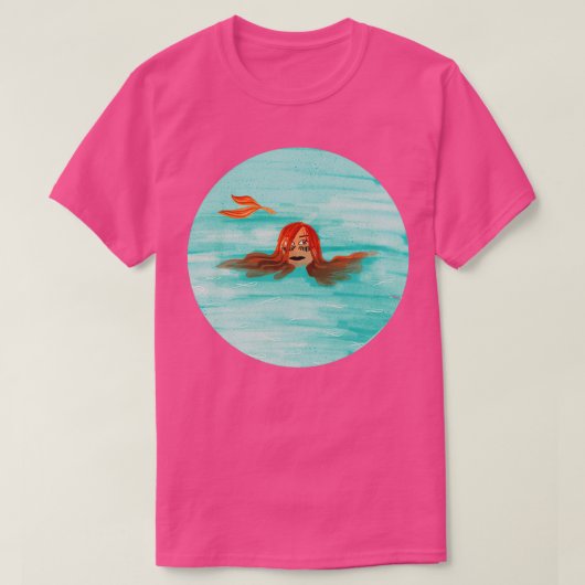 ペエカボー人魚 Tシャツ (デザイン正面)