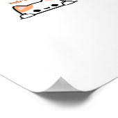 ペエカボー！-クラシックハロウィーン用デザイン ポスター (角)