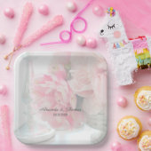 ペオかわいらしニ結婚ーズ ペーパープレート (パーティー)