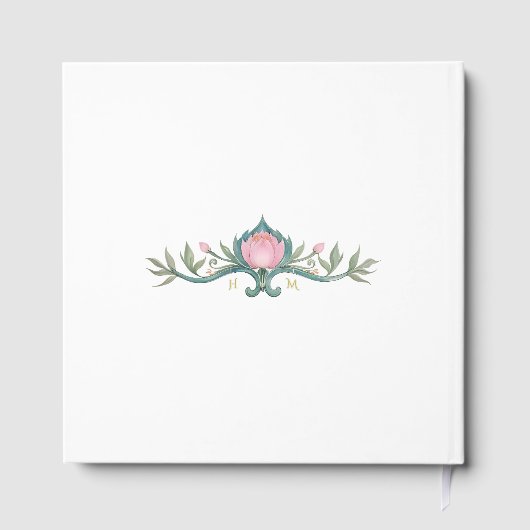 ペオエレガントニーズ結婚フォイルゲストブック ゲストブック (裏面)