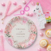 ペオエレガントニ結婚ーズ ペーパープレート (パーティー)