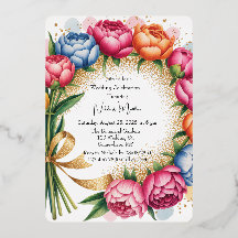 ペオエレガントンブーケ結婚のお祝い