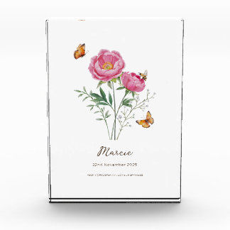 ペオニーの誕生月の花 フォトブロック