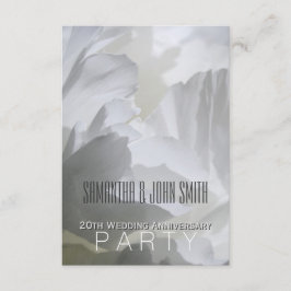 ペオニー 20周年 結婚記念日パーティー ご招待状 1 招待状