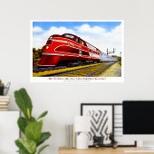 ペオリア・シカゴ流線形ロケット ポスター (ホームオフィス)