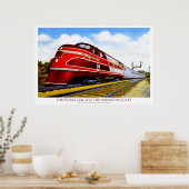 ペオリア・シカゴ流線形ロケット ポスター (キッチン)