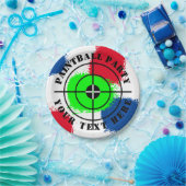 ペカスタムイントボール（ばちゃばちゃ）跳ねるの誕生会プレート ペーパープレート (パーティー)