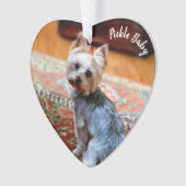 ペカスタムット2写真名クリスマス装飾品 オーナメント (正面)