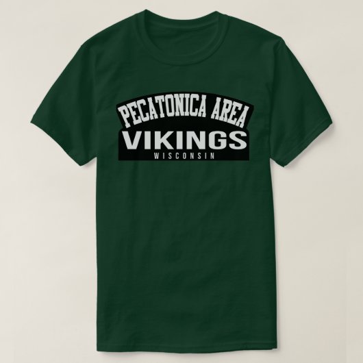 ペカトニカ地域高校バイキング Tシャツ (デザイン正面)