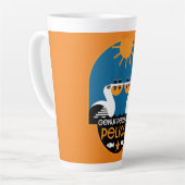 ペカノスバードアート属 カフェラテマグ (左アングル)