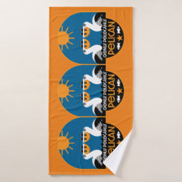 ペカノスバードアート属 バスタオル