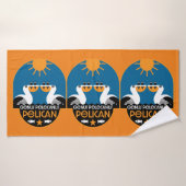 ペカノスバードアート属 バスタオル (バスタオル)