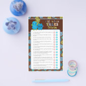 ペカブー怪獣ベビーシャワーゲーム旧妻の物語 チラシ (シングル)