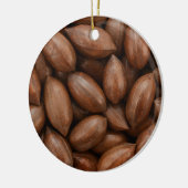 ペカンの実 セラミックオーナメント (左)