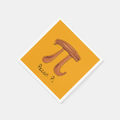 ペカンパイかわいい数学パイ日パーティーナプキン スタンダードカクテルナプキン (角)